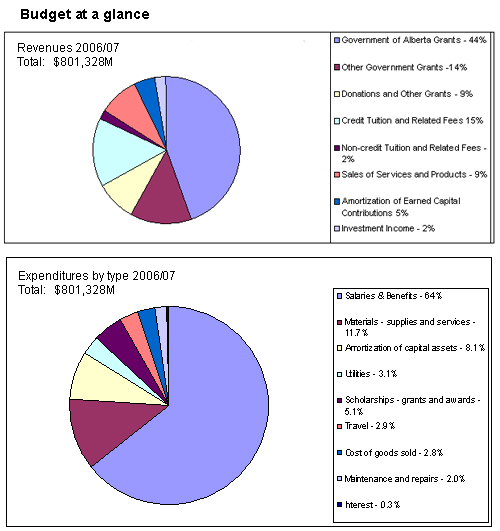 Budget at a glance